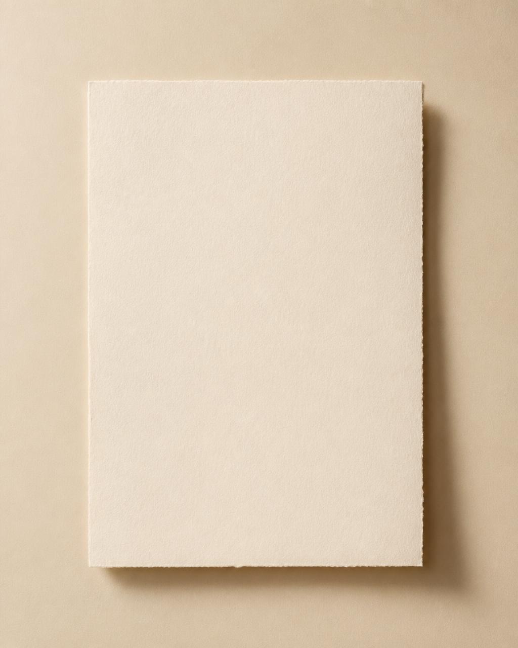 Deckled studio paper
